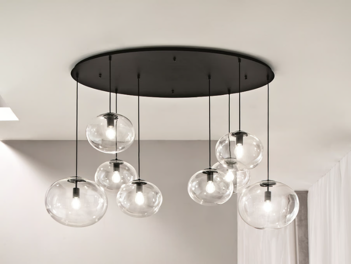 GALAXY - Blown glass pendant lamp _ Fan Europe Lighting